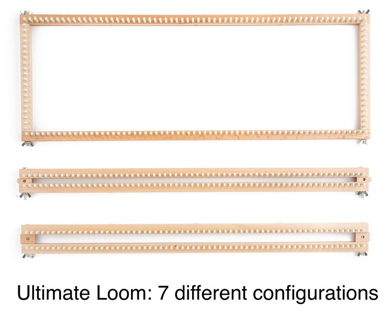 Authentic Knitting Board 28" Knitting Board Loom, Adjustable, 168 pegs, 100% Hardwood - Image 2